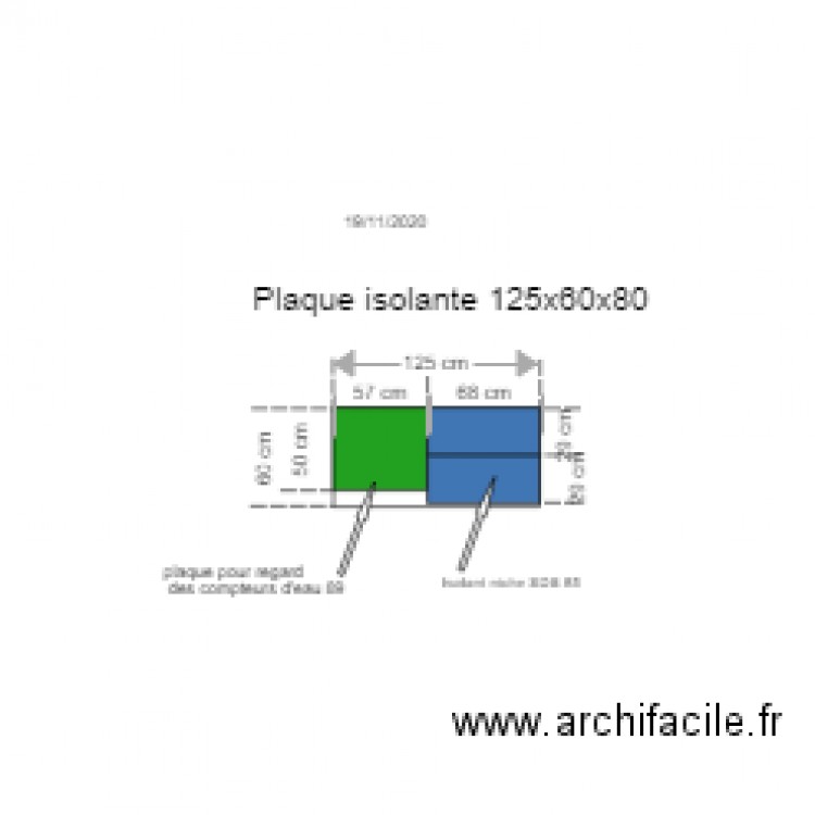 plaque isolant eau 89. Plan de 0 pièce et 0 m2