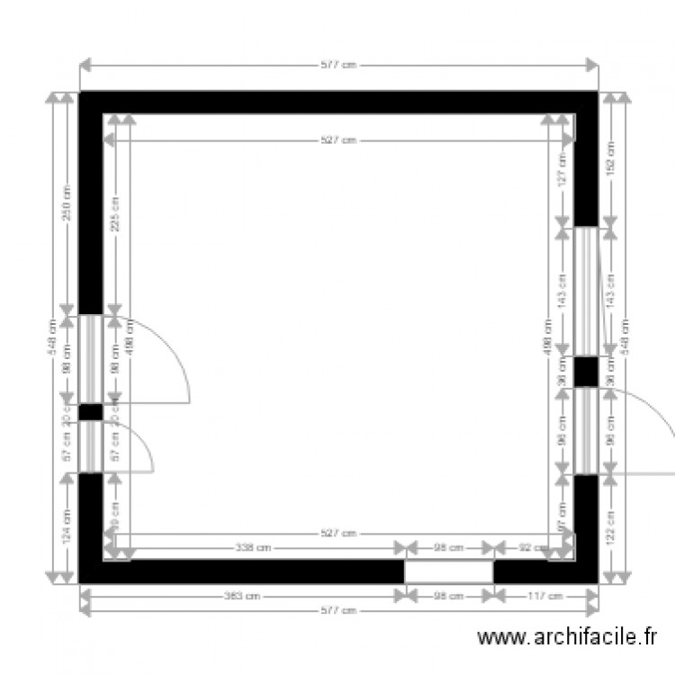 TRAMOYES RDC. Plan de 0 pièce et 0 m2