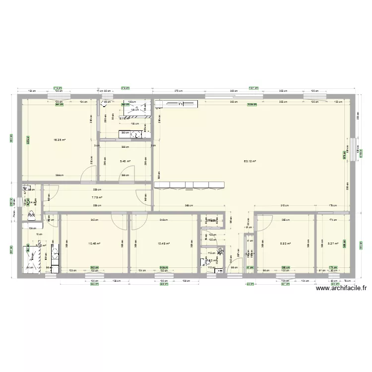 PLAN OUVERTURES POUR ARCHI. Plan de 