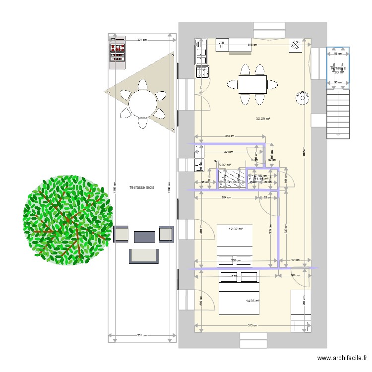 Gite Rocles. Plan de 0 pièce et 0 m2