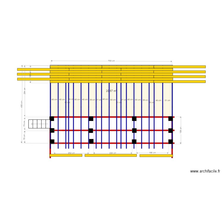 TERRASSE GUY GORIS. Plan de 0 pièce et 0 m2