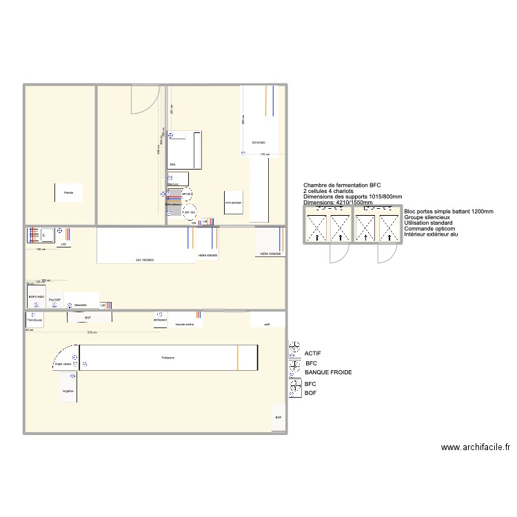 Lambert. Plan de 7 pièces et 165 m2