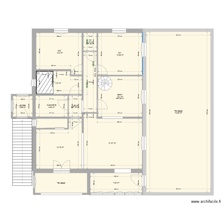 habitation le beuz. Plan de 0 pièce et 0 m2
