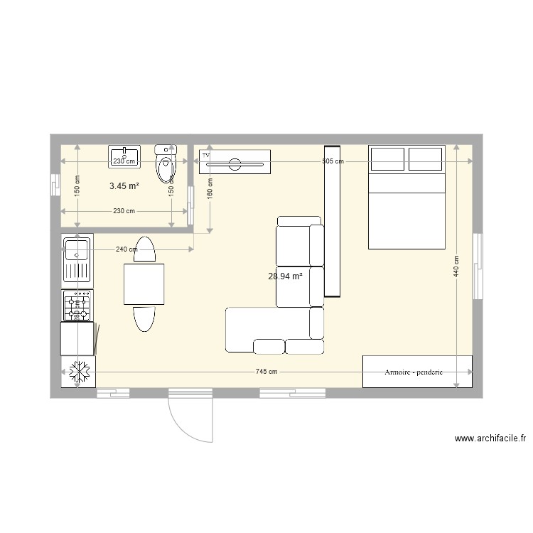 module. Plan de 0 pièce et 0 m2