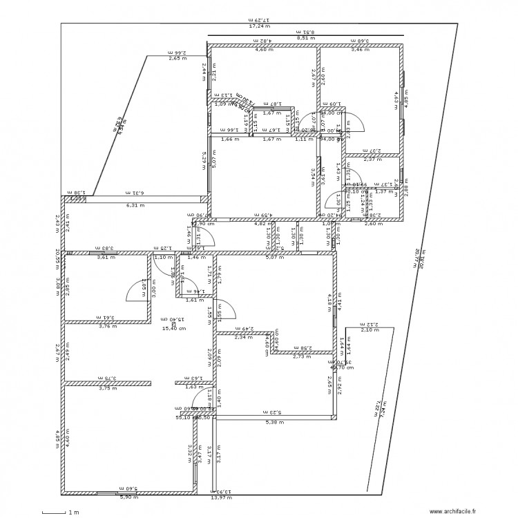 saly 3-1 mesures. Plan de 0 pièce et 0 m2