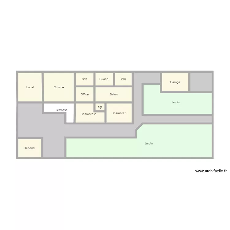 maison demol. Plan de maison demol. Plan de