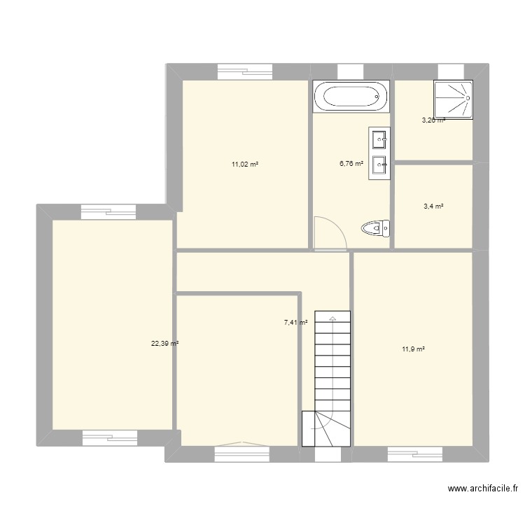 laurent century 21. Plan de 11 pièces et 134 m2