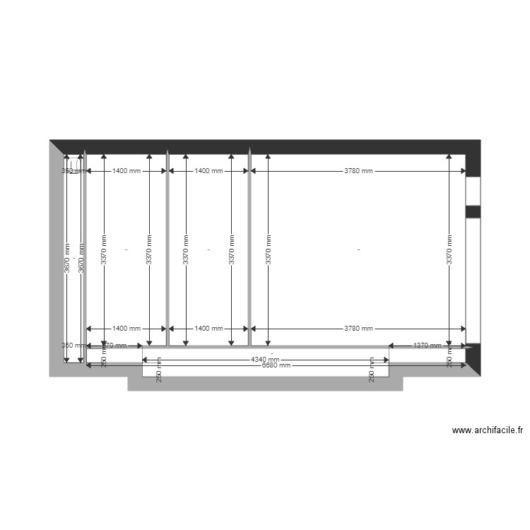 Entrée Voitures. Plan de 0 pièce et 0 m2