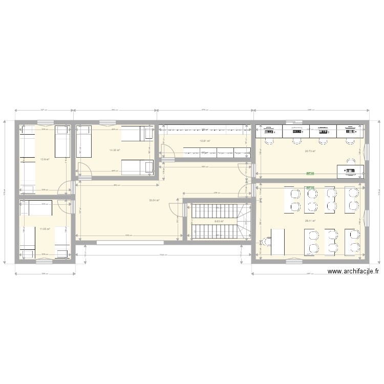 Centre de formation 7. Plan de 0 pièce et 0 m2