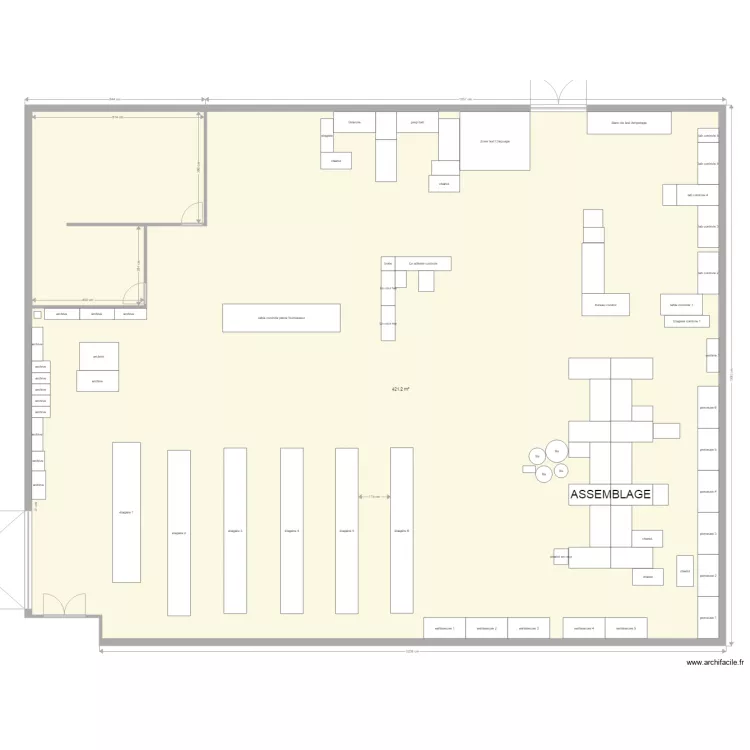Atelier assemblage 1. Plan de 