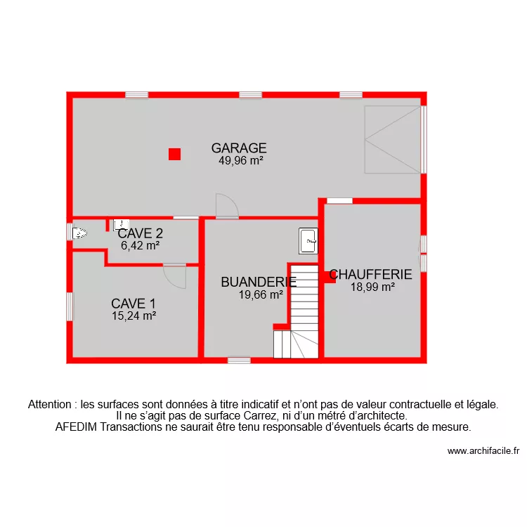 BI 7444 SOUS SOL. Plan de 