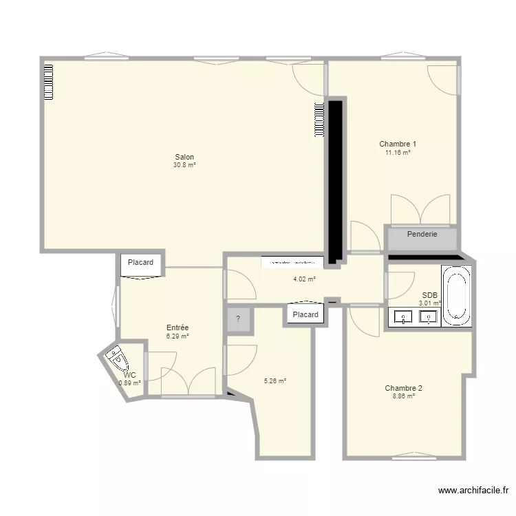 Minaret Pornichet. Plan de 