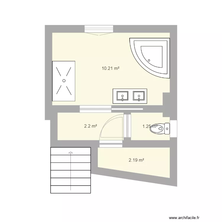 V1 sdb 2eme. Plan de V1 sdb 2eme. Plan de