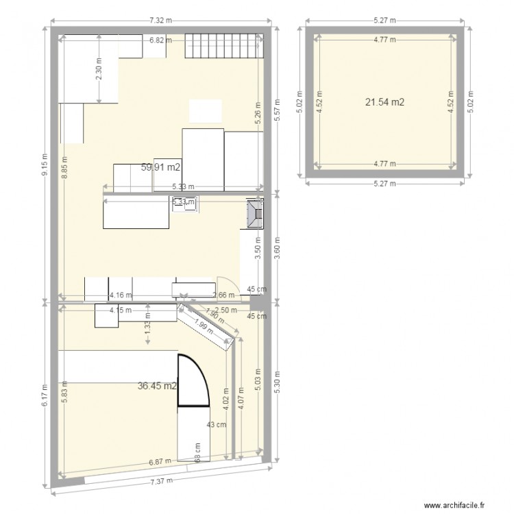 garlan 8. Plan de 0 pièce et 0 m2