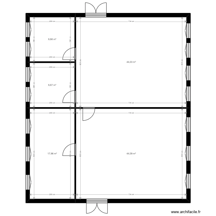 Arles A etage . Plan de 