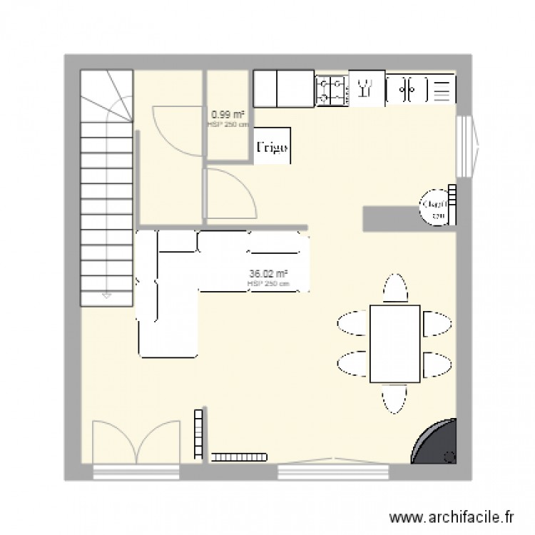 1er étage N7 modif 5. Plan de 0 pièce et 0 m2