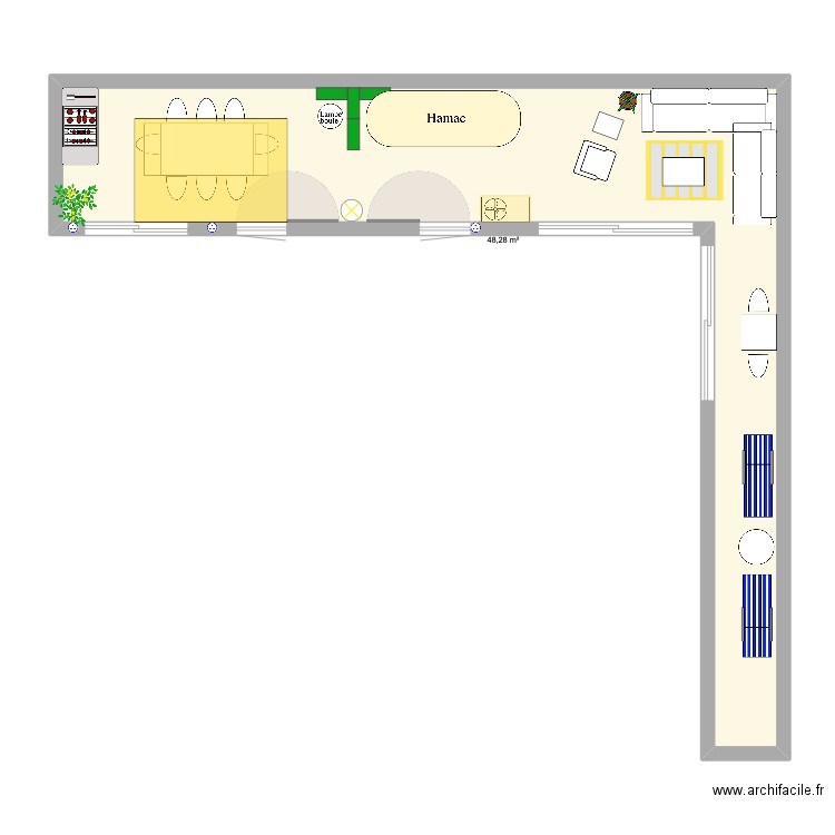 Balcon Hyeres. Plan de 0 pièce et 0 m2