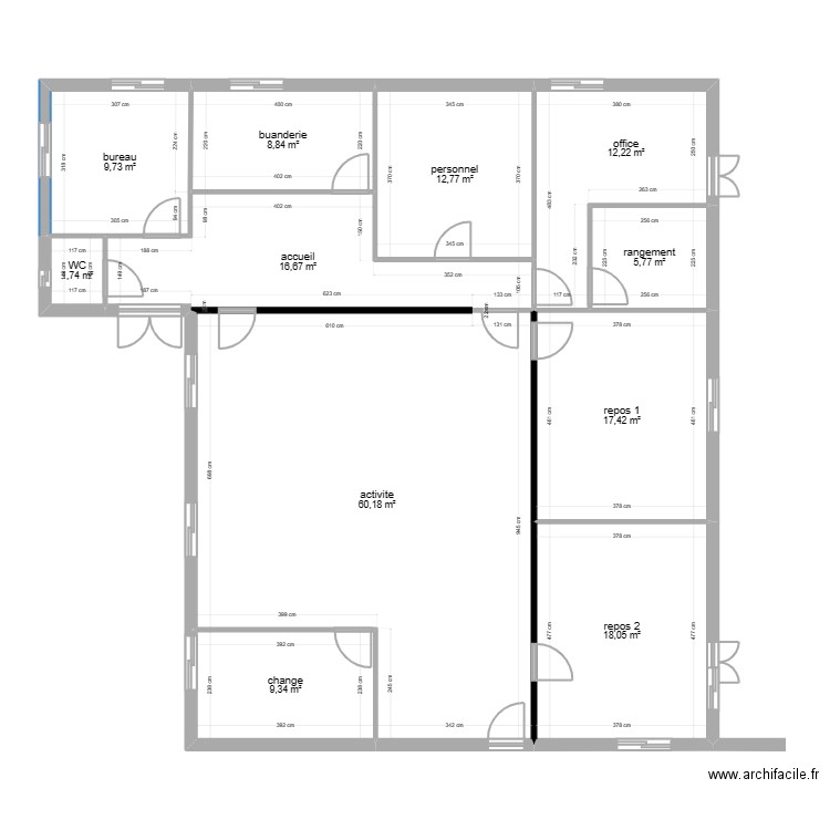 sollies toucas apres travaux. Plan de 0 pièce et 0 m2