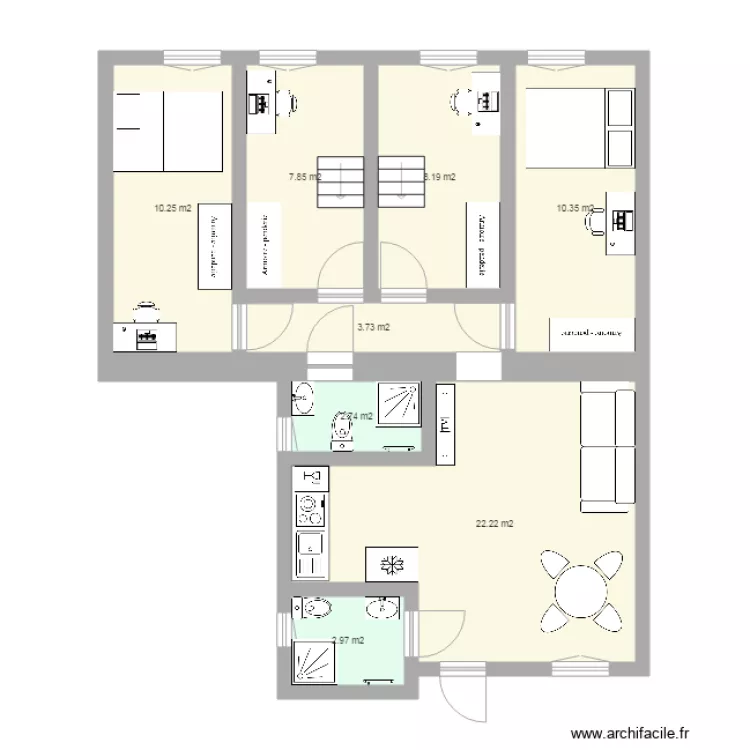 NEF1 21 M AMENAGEMENT. Plan de NEF1 21 M AMENAGEMENT. Plan de