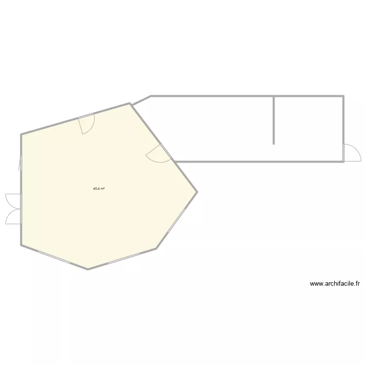 Projet grande verri&egrave;re. Plan de 