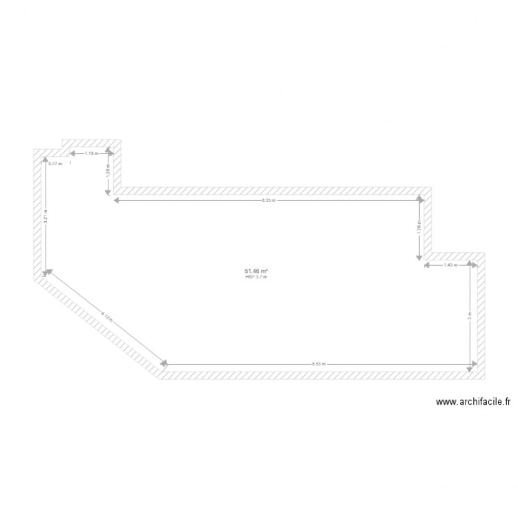 CREATION LOGE ET BUREAU CDS NOGENT SUR MARNE. Plan de 0 pièce et 0 m2