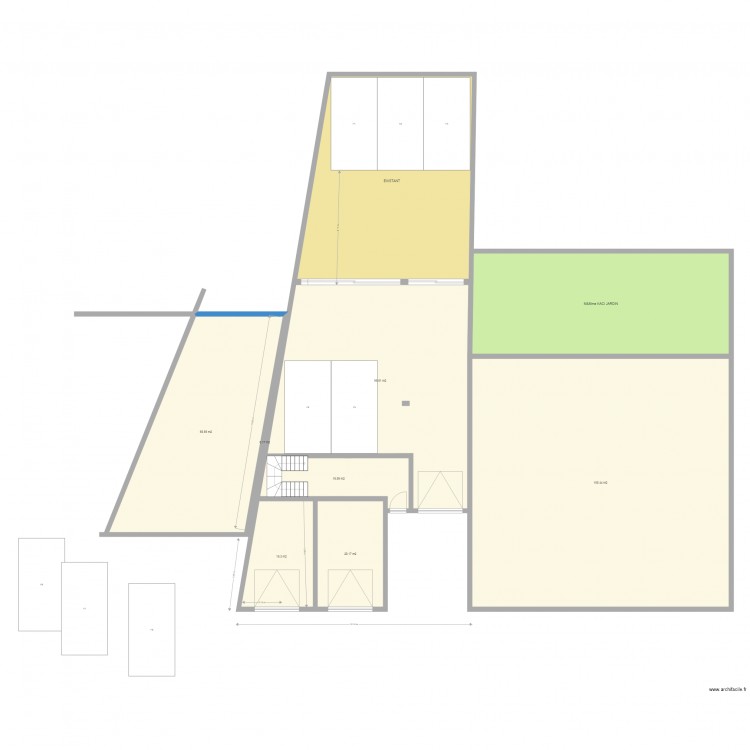 CHAVENAY Projet surélévation BOX Br 2. Plan de 0 pièce et 0 m2