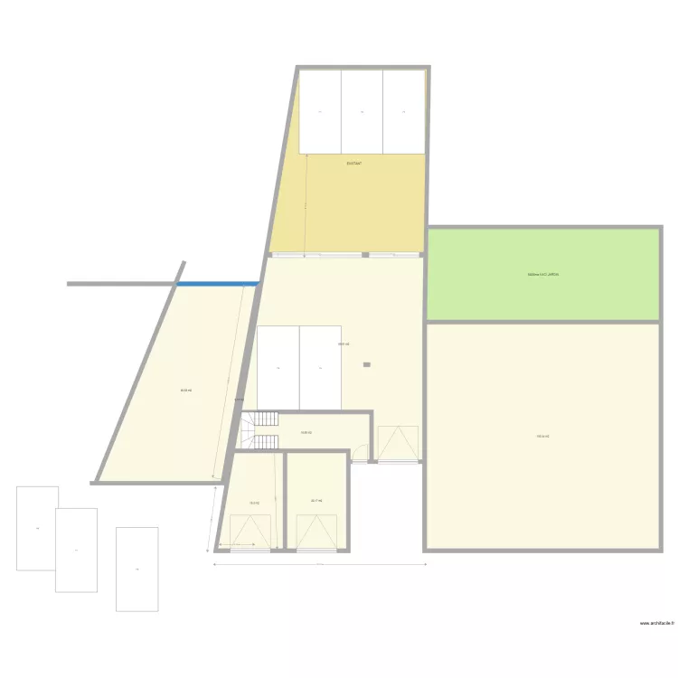 CHAVENAY Projet sur&eacute;l&eacute;vation BOX Br 2. Plan de 
