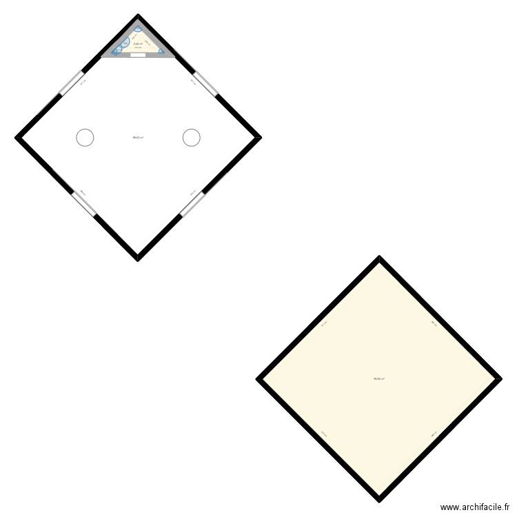 management . Plan de 3 pièces et 191 m2