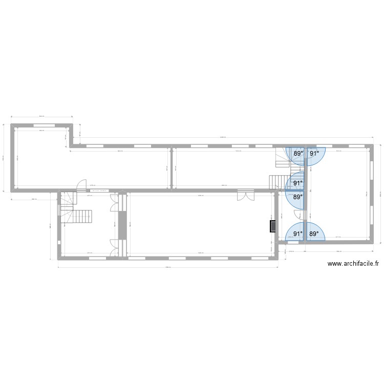 Niveau 1 + chambre niveau 2 Formentin SH1. Plan de 0 pièce et 0 m2