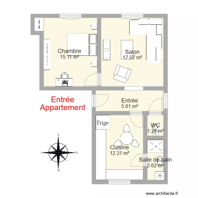 SCI SOLEDADE 1er arriere. Plan de SCI SOLEDADE 1er arriere. Plan de