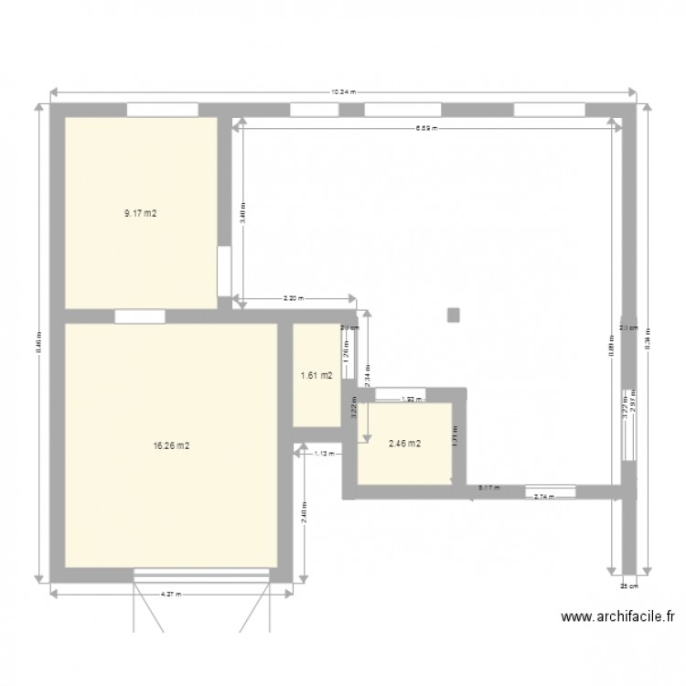 plan 3D 2. Plan de 0 pièce et 0 m2