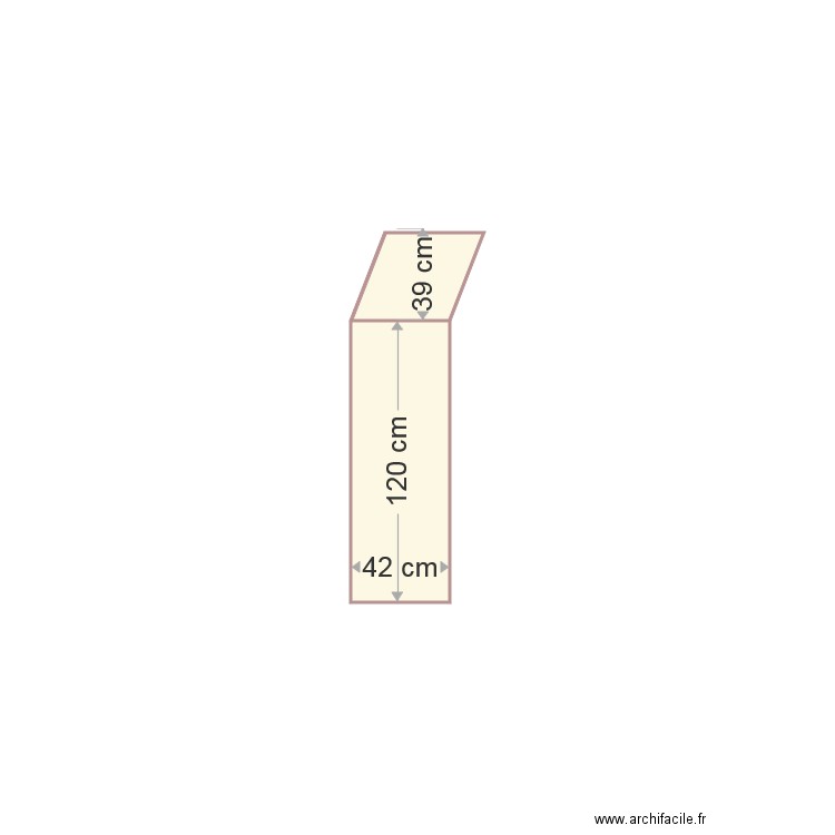 Meuble disques 01. Plan de 0 pièce et 0 m2