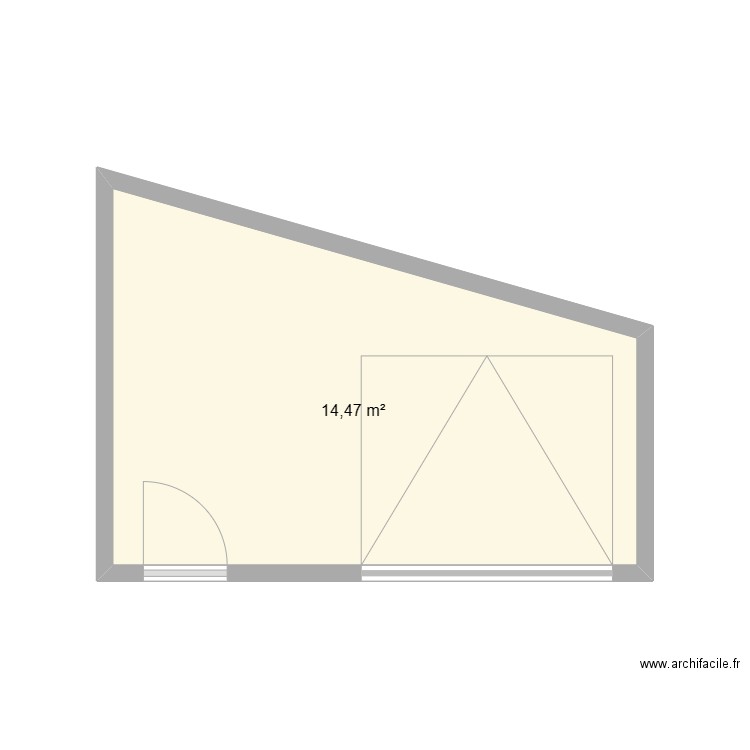 face avant nord. Plan de 0 pièce et 0 m2