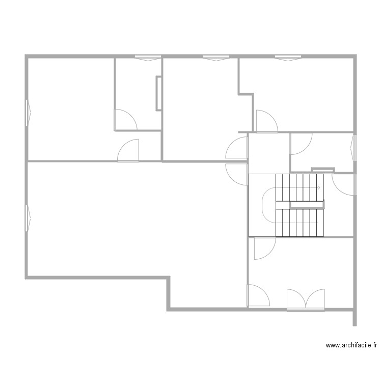 Chamoliet 10. Plan de 10 pièces et 105 m2