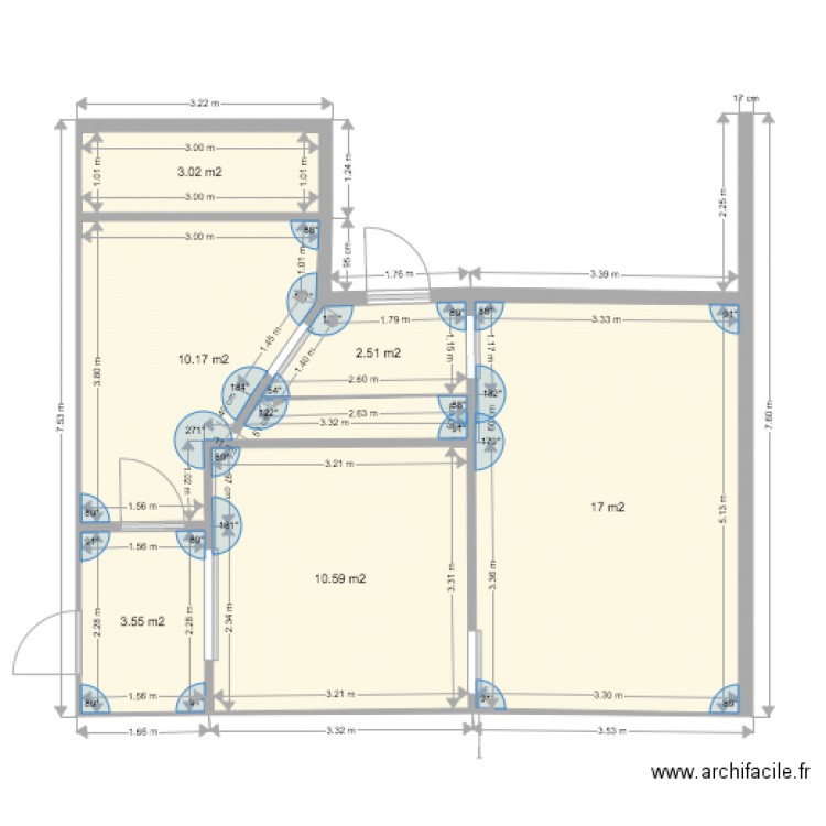 extension4. Plan de 0 pièce et 0 m2