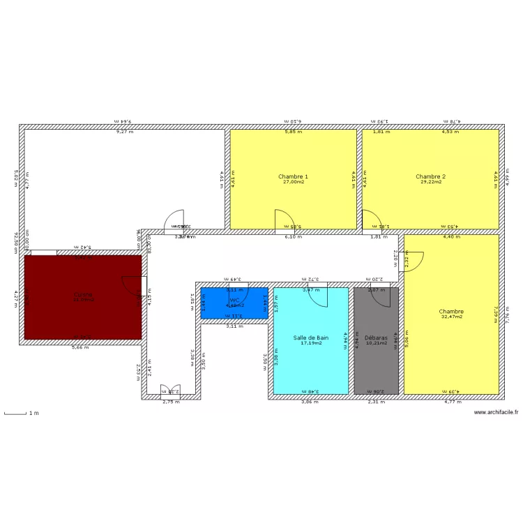 Appartement. Plan de 