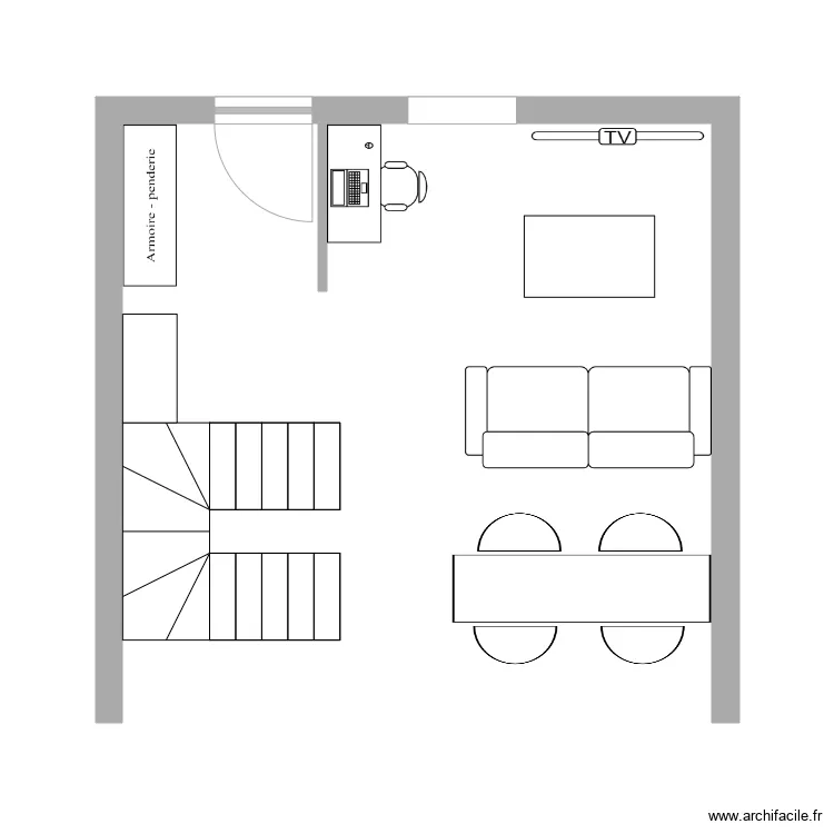 salon. Plan de salon. Plan de