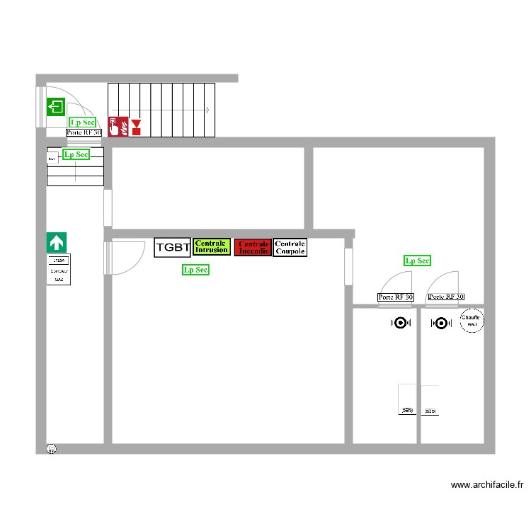 EEPCCAVES. Plan de 0 pièce et 0 m2