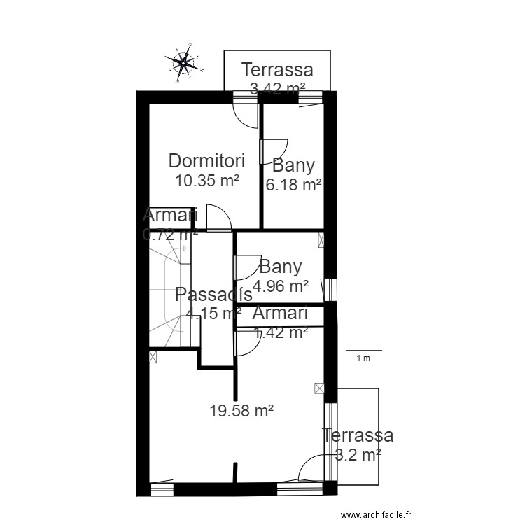 CR ELS BIADES BLOC 4 CASA 1 AIXIRIVALL. Plan de 0 pièce et 0 m2