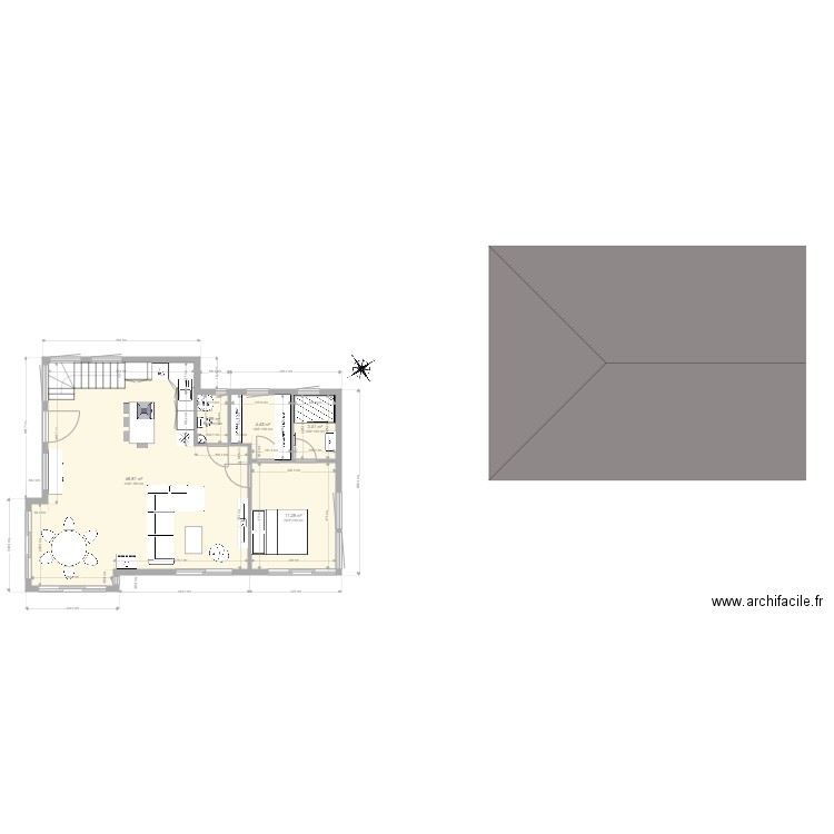 menton escalier légal. Plan de 0 pièce et 0 m2