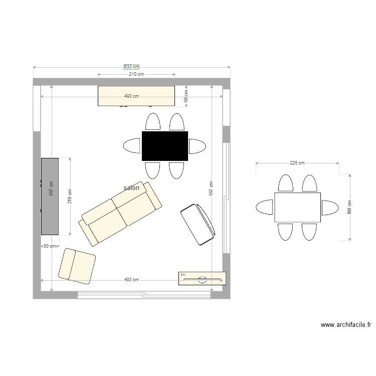 NOUVEAU SALON 3. Plan de 0 pièce et 0 m2