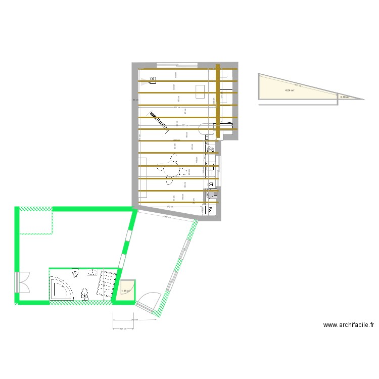 Cuisine v2. Plan de 0 pièce et 0 m2