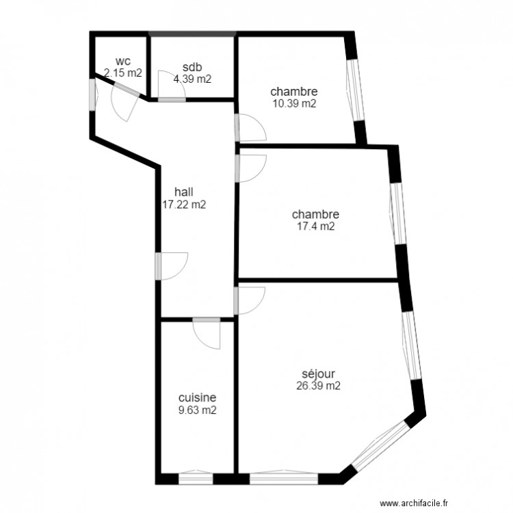 debecker. Plan de 0 pièce et 0 m2