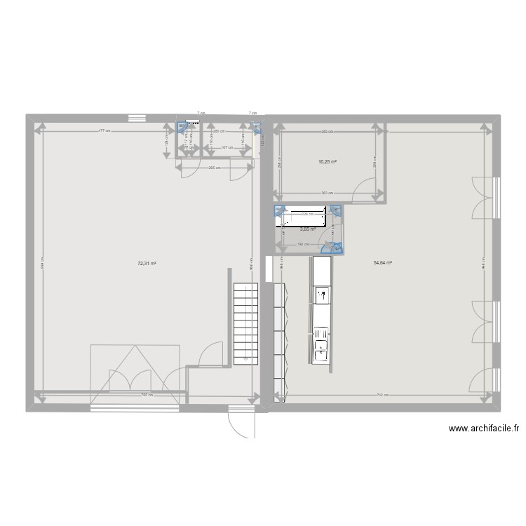 rdc villeneuve le roi. Plan de 0 pièce et 0 m2