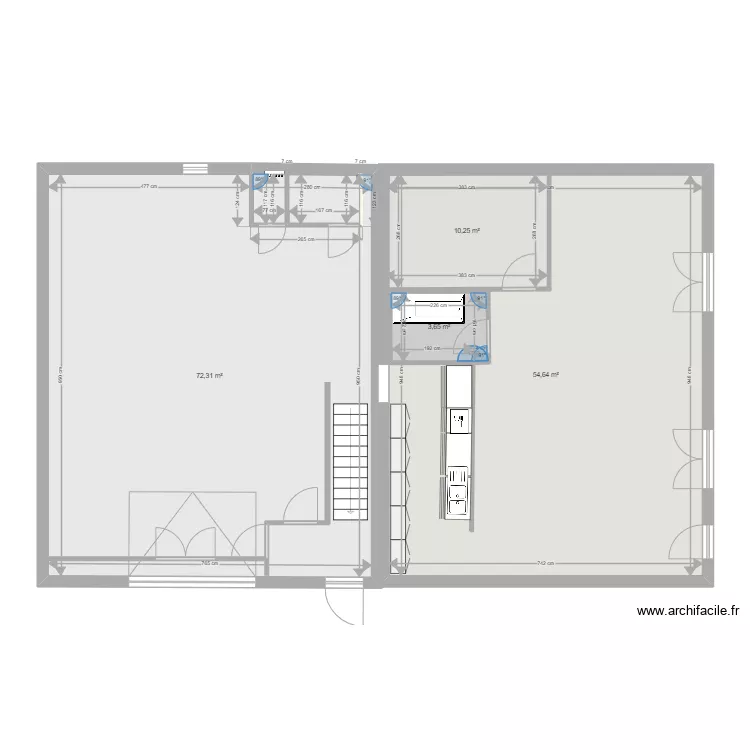 rdc villeneuve le roi. Plan de 