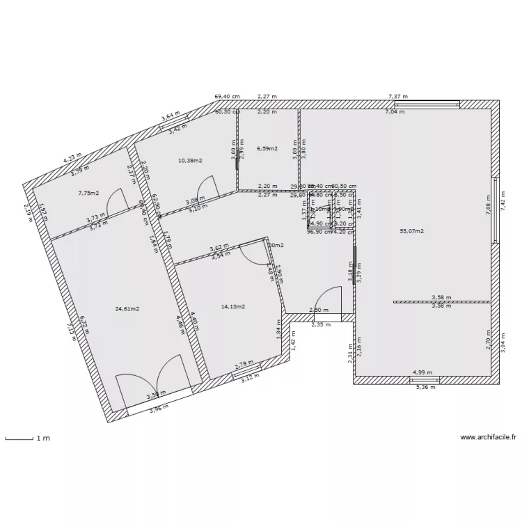 Maison angle 1. Plan de Maison angle 1. Plan de