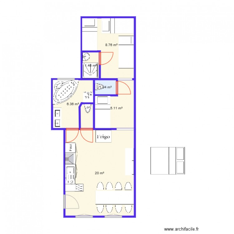 Plans Verdun 1. Plan de 0 pièce et 0 m2