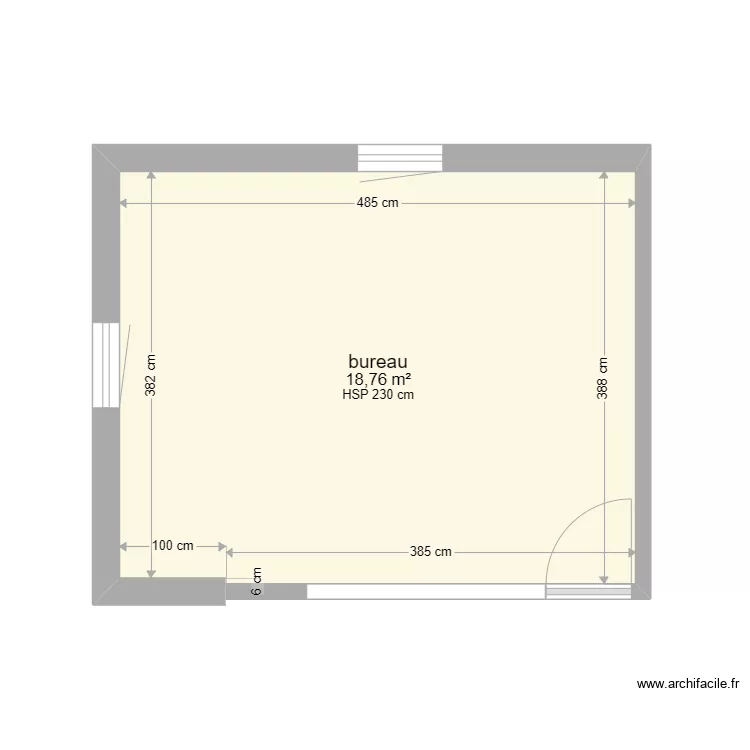 Bureau Bergier. Plan de 