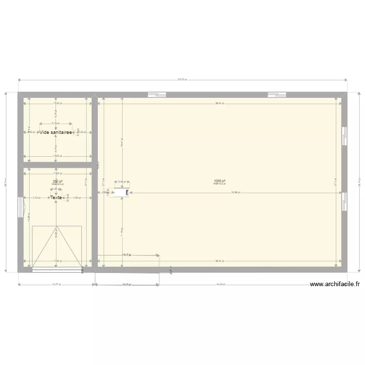 maison . Plan de 