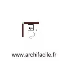 poste de travail individuel avec prise &eacute;lec et cloison